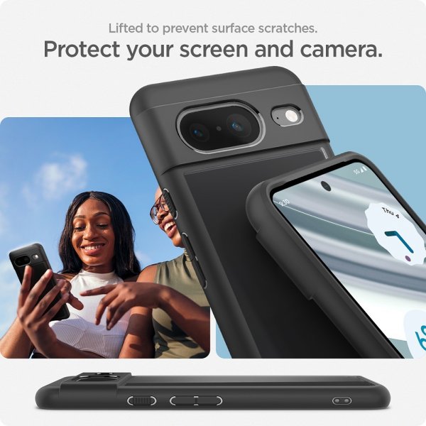 Spigen Google Pixel 8 Skal Ultra Hybrid Matte Black