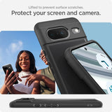Spigen Google Pixel 8 Skal Ultra Hybrid Matte Black