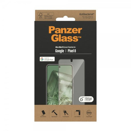 PanzerGlass Google Pixel 8 Skärmskydd Ultra-Wide Fit