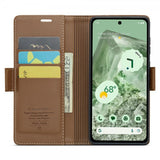 CaseMe Google Pixel 8a Fodral 023 Series Brun