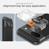 Spigen Google Pixel 8a Kameraskydd Glas.tR EZ Fit Optik 2-pack Crystal Clear