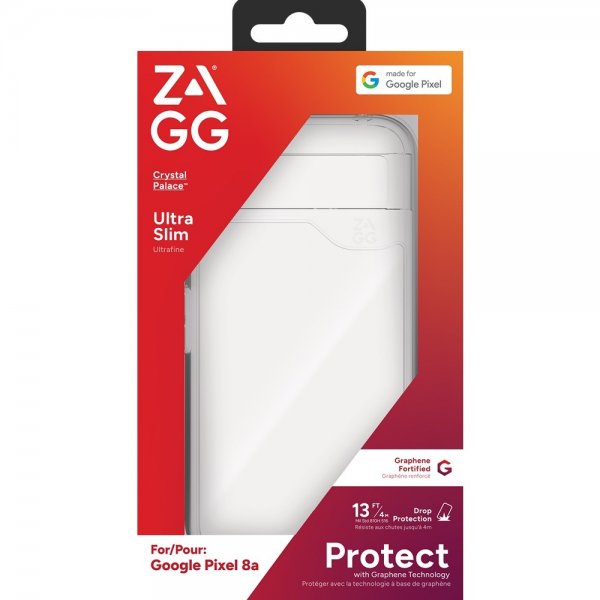 ZAGG Google Pixel 8a Skal Crystal Palace Transparent