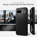 Spigen Google Pixel 8a Skal Liquid Air Matte Black