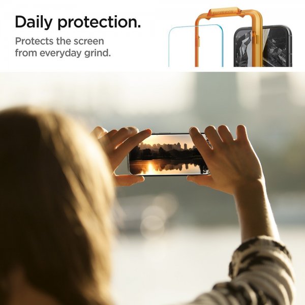 Spigen Google Pixel 8a Skärmskydd GLAS.tR ALIGNmaster 2-pack