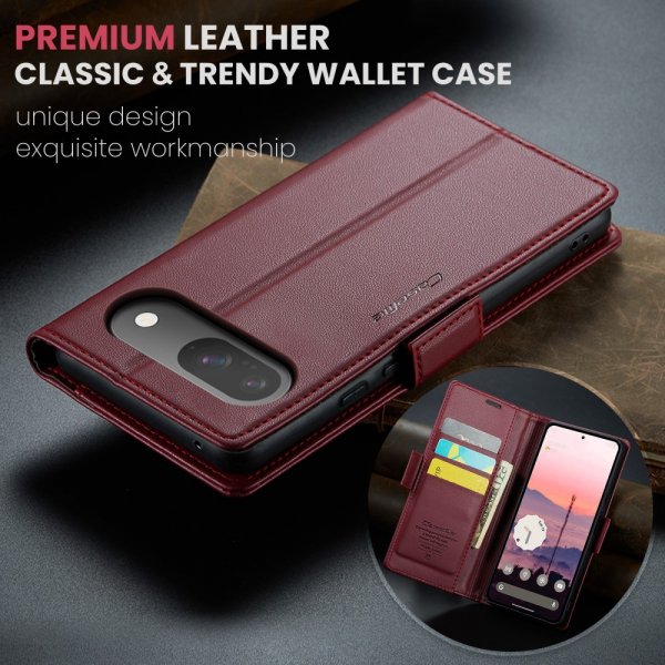 CaseMe Google Pixel 9/Pixel 9 Pro Fodral 023 Series Röd