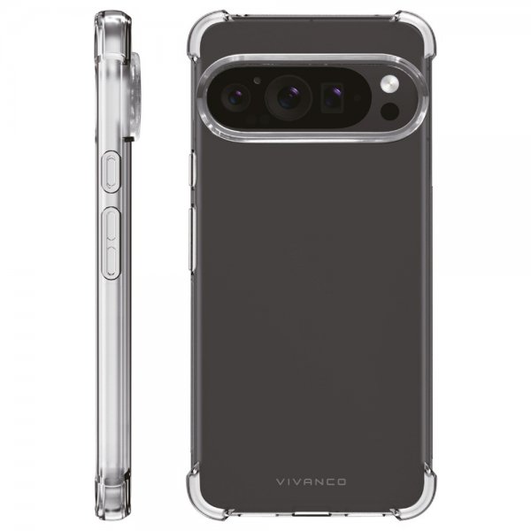 Vivanco Google Pixel 9/Pixel 9 Pro Skal Anti-Shock Transparent