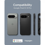 Spigen Google Pixel 9/Pixel 9 Pro Skal Liquid Air Matte Black