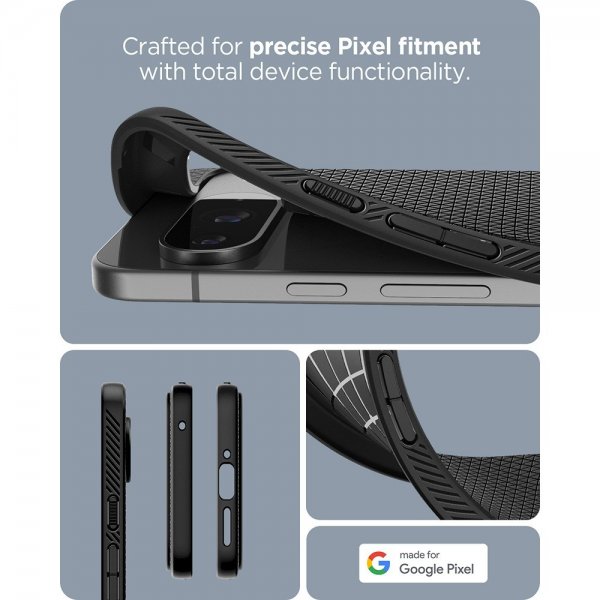 Spigen Google Pixel 9/Pixel 9 Pro Skal Liquid Air Matte Black