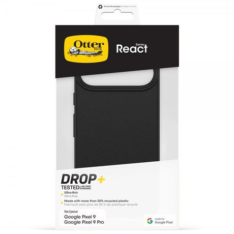 Otterbox Google Pixel 9/Pixel 9 Pro Skal React Svart