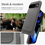 Spigen Google Pixel 9/Pixel 9 Pro Skal Rugged Armor Marble Gray