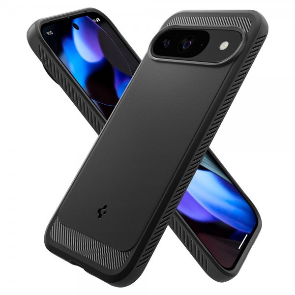 Spigen Google Pixel 9/Pixel 9 Pro Skal Rugged Armor Matte Black