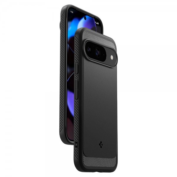 Spigen Google Pixel 9/Pixel 9 Pro Skal Rugged Armor Matte Black