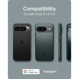 Spigen Google Pixel 9/Pixel 9 Pro Skal Thin Fit Abyss Green