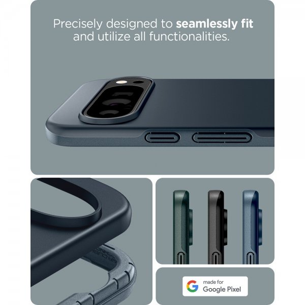 Spigen Google Pixel 9/Pixel 9 Pro Skal Thin Fit Metal Slate