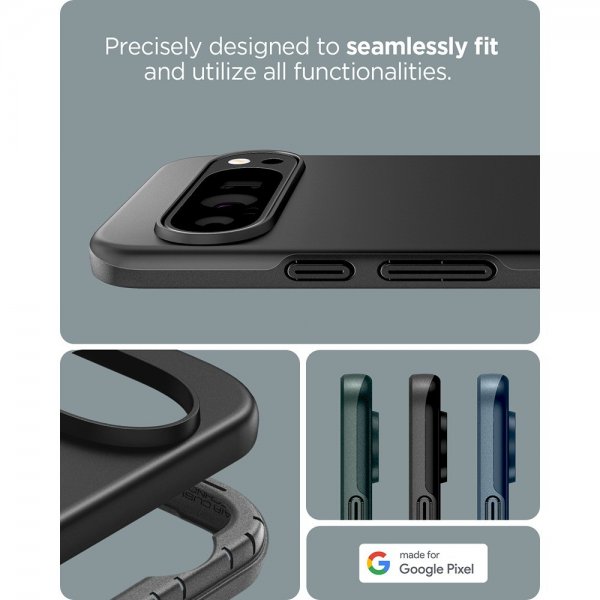 Spigen Google Pixel 9/Pixel 9 Pro Skal Thin Fit Svart