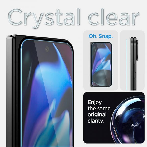 Spigen Google Pixel 9 Pro Fold Skärmskydd GLAS.tR EZ Fit 2-pack