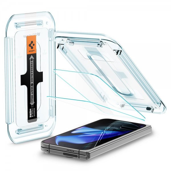 Spigen Google Pixel 9 Pro Fold Skärmskydd GLAS.tR EZ Fit 2-pack