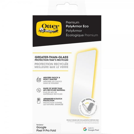 Otterbox Google Pixel 9 Pro Fold Skärmskydd Premium PolyArmor Eco