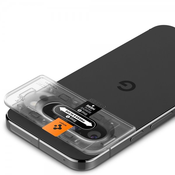 Spigen Google Pixel 9 Pro Kameraskydd Glas.tR EZ Fit Optik 2-pack
