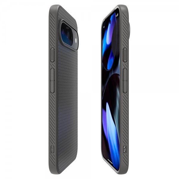 Spigen Google Pixel 9 Pro XL Skal Liquid Air Marble Gray
