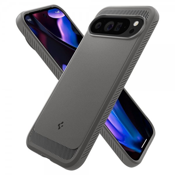 Spigen Google Pixel 9 Pro XL Skal Rugged Armor Marble Gray