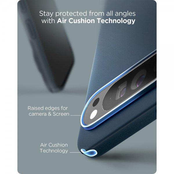 Spigen Google Pixel 9 Pro XL Skal Thin Fit Metal Slate