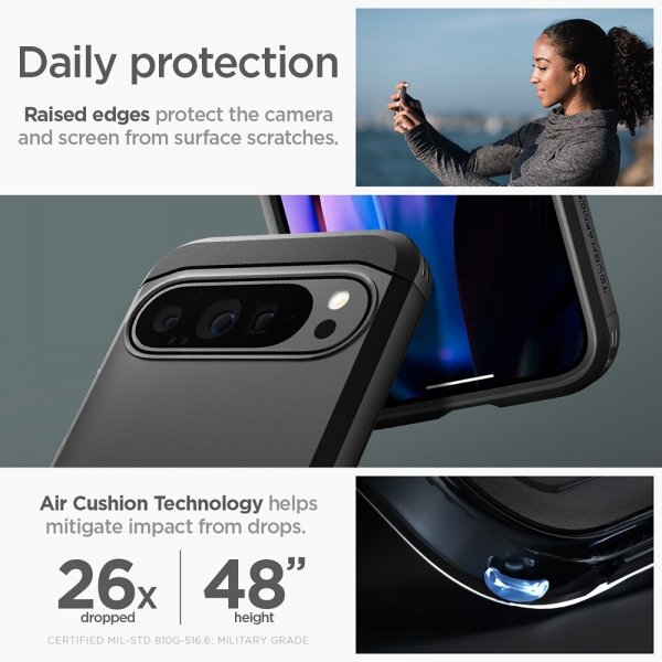Spigen Google Pixel 9 Pro XL Skal Tough Armor Svart