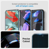 Spigen Google Pixel 9 Pro XL/Pixel 10 Pro XL Skärmskydd GLAS.tR EZ Fit 2-pack