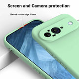 Google Pixel 9 Skal med Strap Silikon Grön