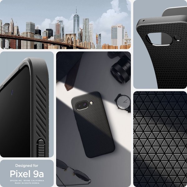Spigen Google Pixel 9a Skal Liquid Air Matte Black