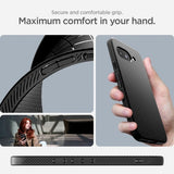 Spigen Google Pixel 9a Skal Liquid Air Matte Black