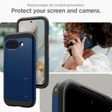 Spigen Google Pixel 9a Skal Tough Armor MagFit Navy Blue