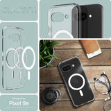 Spigen Google Pixel 9a Skal Ultra Hybrid MagFit Clear White