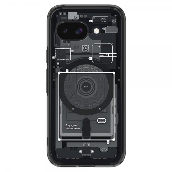Spigen Google Pixel 9a Skal Ultra Hybrid Zero One MagFit Svart
