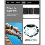 Spigen Google Pixel Watch 3/4 45mm Armband Lite Fit X Svart