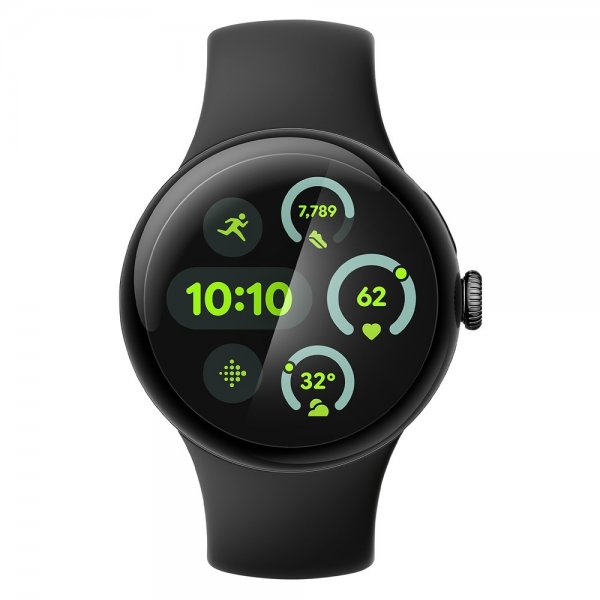 Spigen Google Pixel Watch 3/4 45mm Skärmskydd EliteShield EZ Fit 2-pack