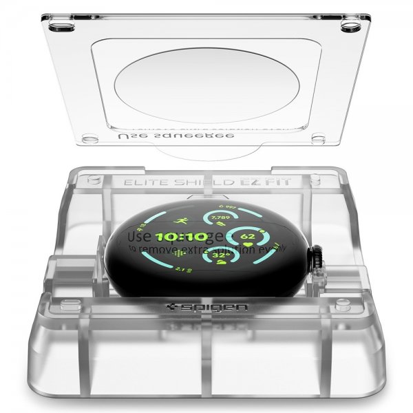 Spigen Google Pixel Watch 3/4 45mm Skärmskydd EliteShield EZ Fit 2-pack