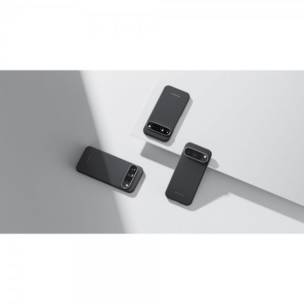 Pitaka Google Pixel 9/Pixel 9 Pro Skal Ultra-Slim Case MagSafe Black/Grey Twill