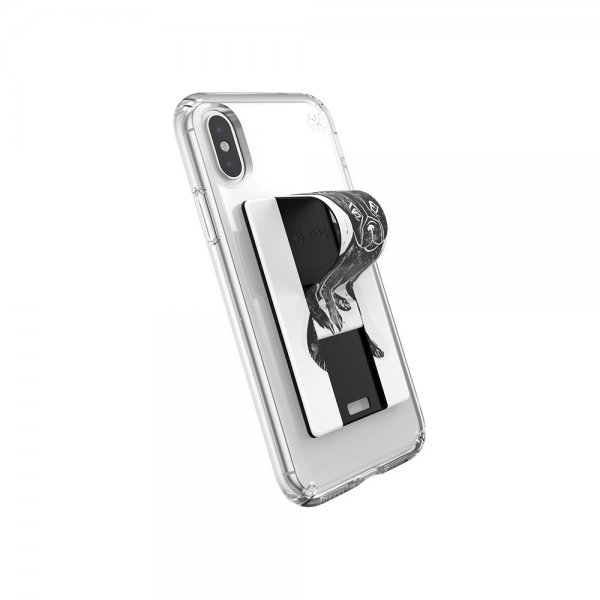 Speck GrabTab Pugstamps Grey