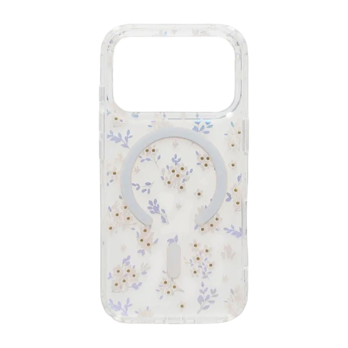 iPhone 17 Pro Max Skal Blommigt Strass MagSafe Rosa