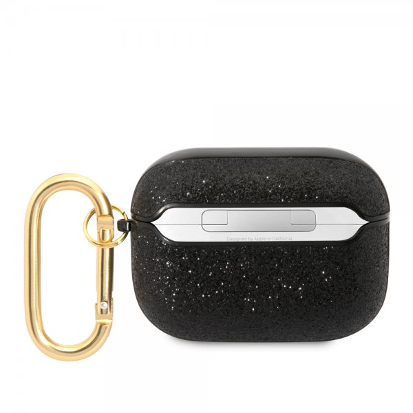Guess AirPods Pro Skal Glitter Flakes Svart