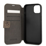 Guess iPhone 13 Mini Fodral Printed Stripe Brun