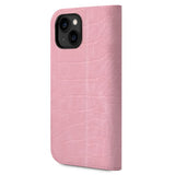 Guess iPhone 14 Plus Fodral Croco Rosa