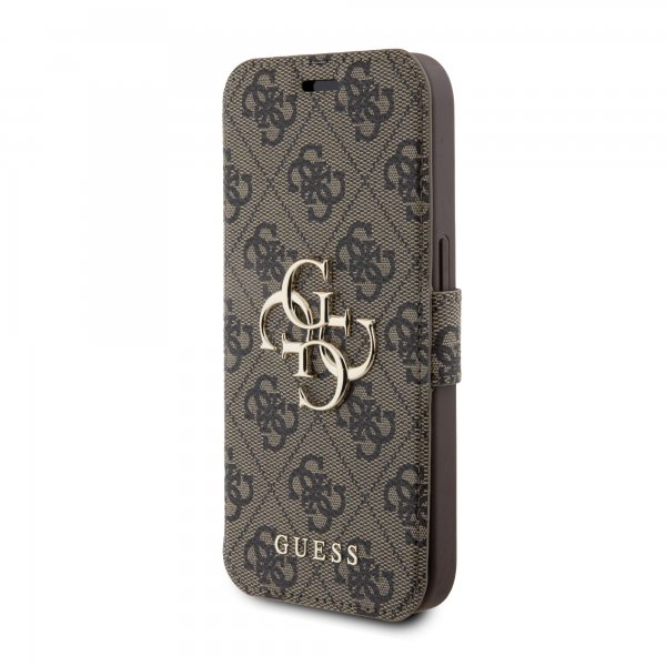 Guess iPhone 15 Pro Fodral 4G Logo Brun