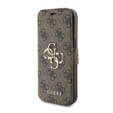 Guess iPhone 15 Fodral 4G Logo Brun