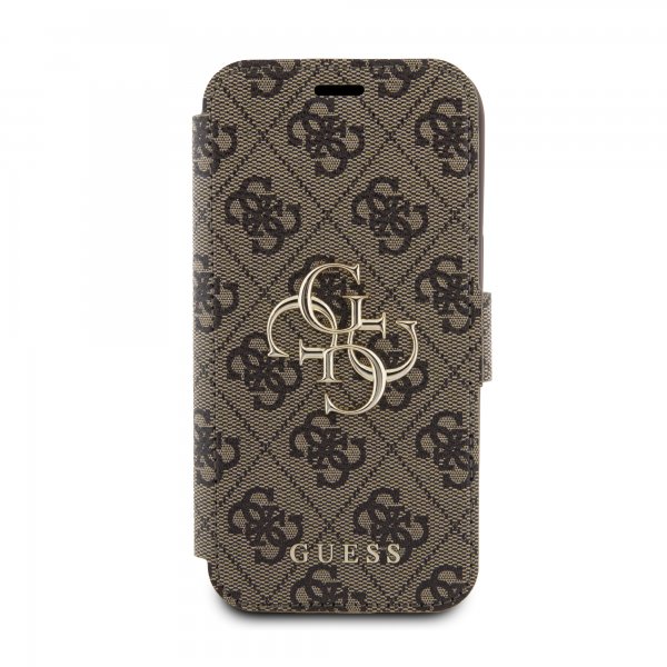 Guess iPhone 15 Fodral 4G Logo Brun