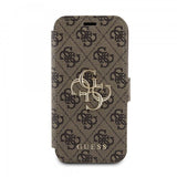 Guess iPhone 15 Fodral 4G Logo Brun