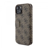 Guess iPhone 15 Fodral 4G Logo Brun