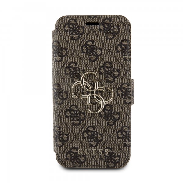 Guess iPhone 15 Pro Max Fodral 4G Logo Brun
