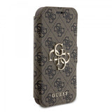 Guess iPhone 15 Pro Max Fodral 4G Logo Brun